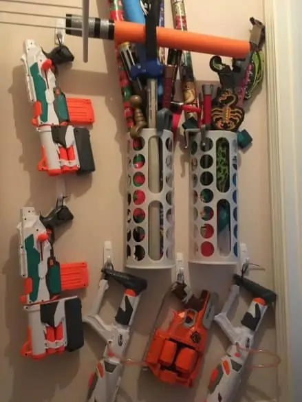 nerf gun storage