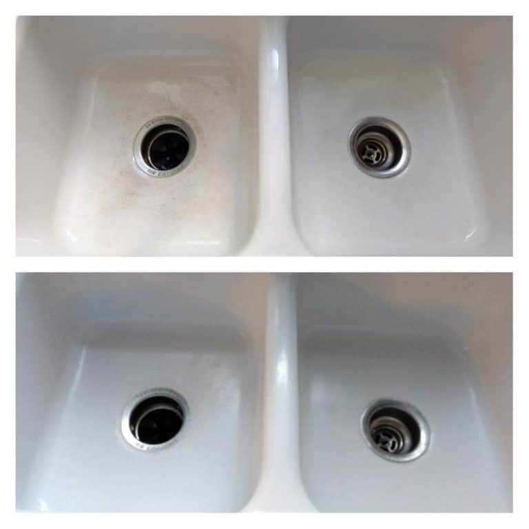 Revive Your Enamel Sink The Organized Mom