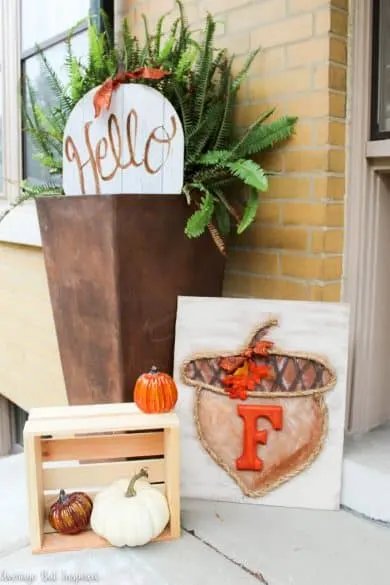 fall porch sign