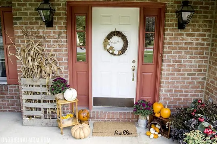 fall front porch