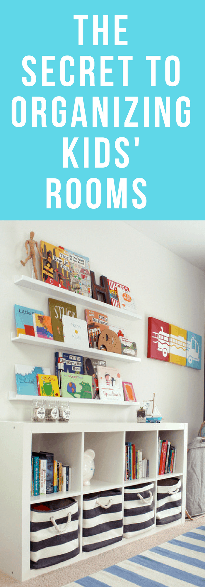 kids room organization