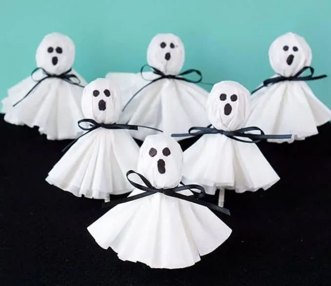 ghost lollipops