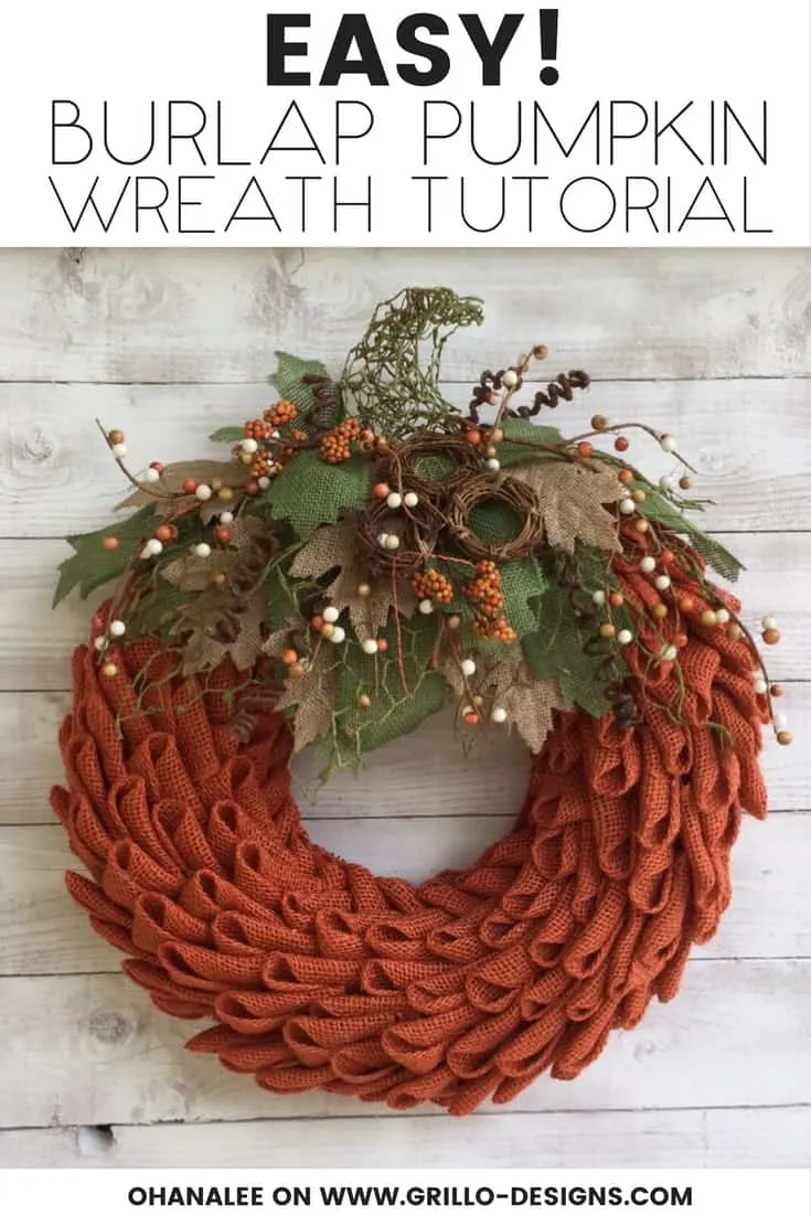 fall burlap wreath