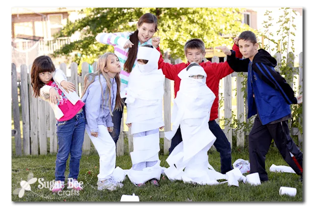 toilet paper mummies