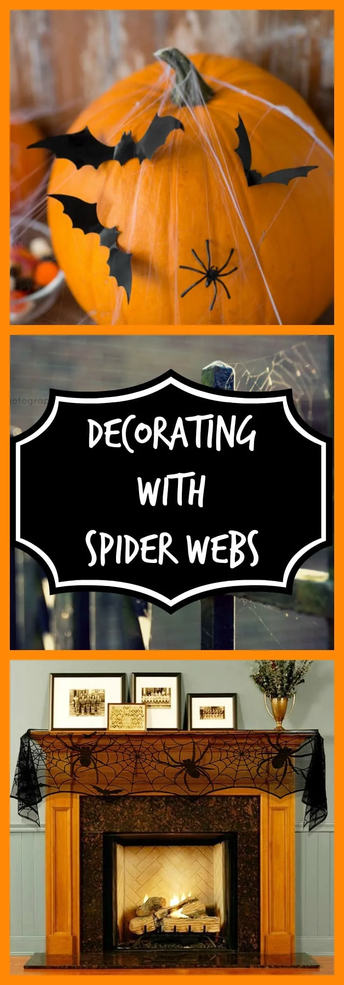 Decorating with Spider Webs