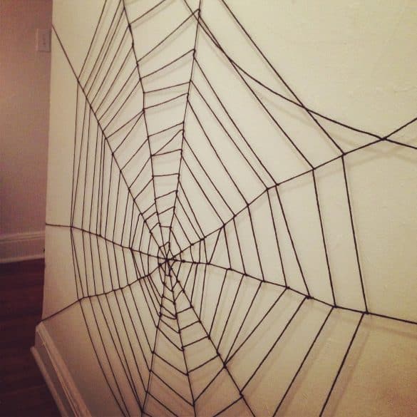 spider web decoration