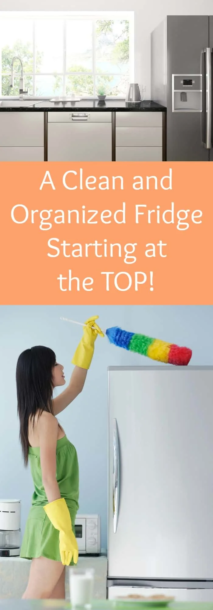 A Clean and Organized Fridge--Starting at the Top!