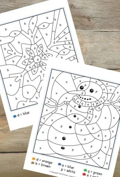 winter coloring pages