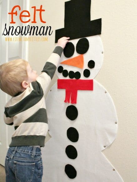 felt snowman