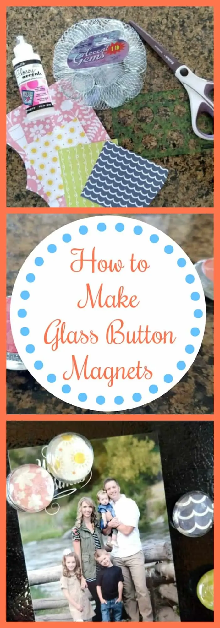 How to Make Glass Button Magnets