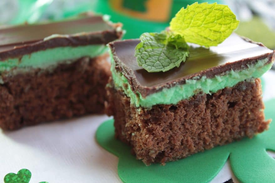 mint chocolate brownie