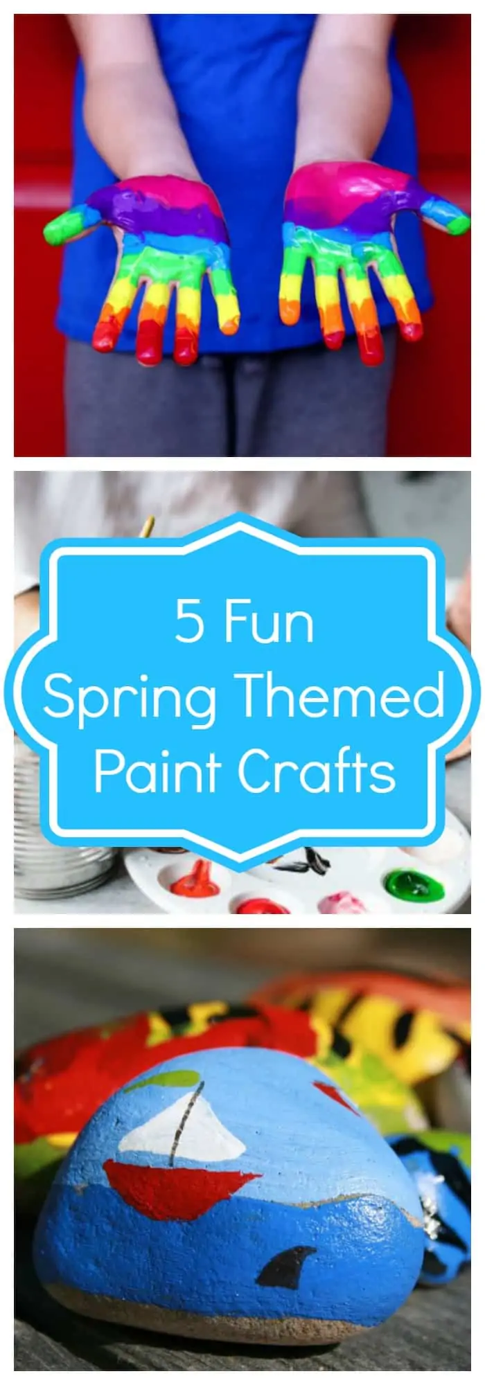 5 Fun Spring Themed Paint Crafts to Do With Kids