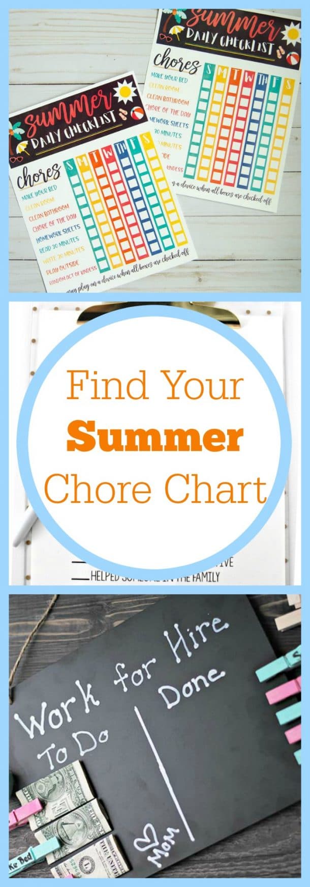 Find Your Summer Chore Chart – The Organized Mom