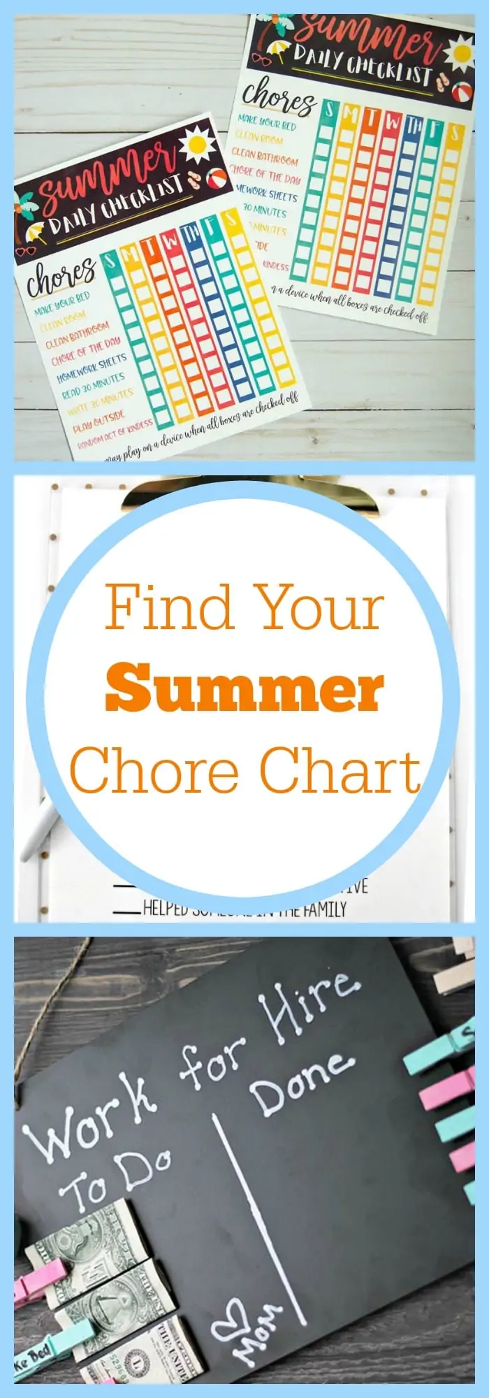 Find Your Summer Chore Chart