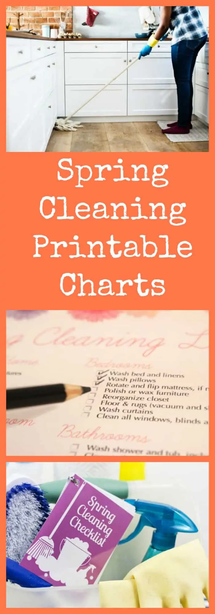 Spring Cleaning Printable Charts