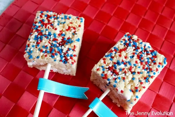 rice crispy 4th f july