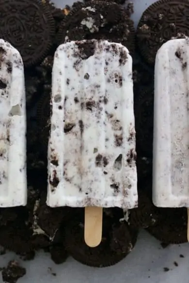 cookies and cream popsicles