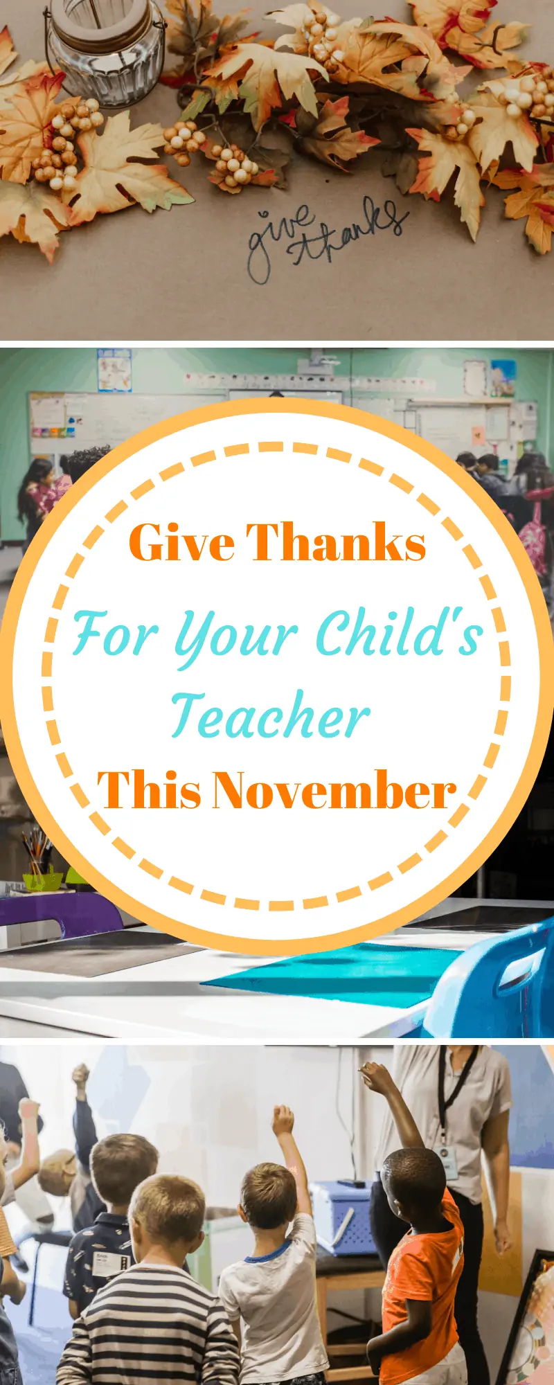 give thanks for your child's teacher