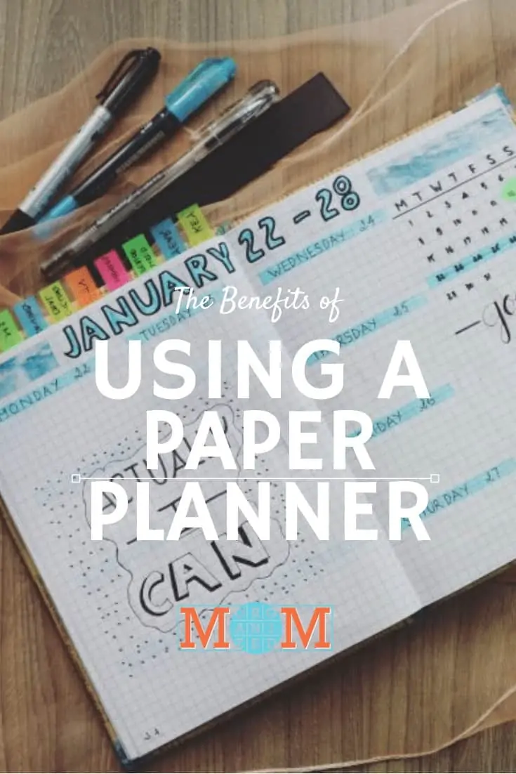 The Benefits of Using a Paper Planner