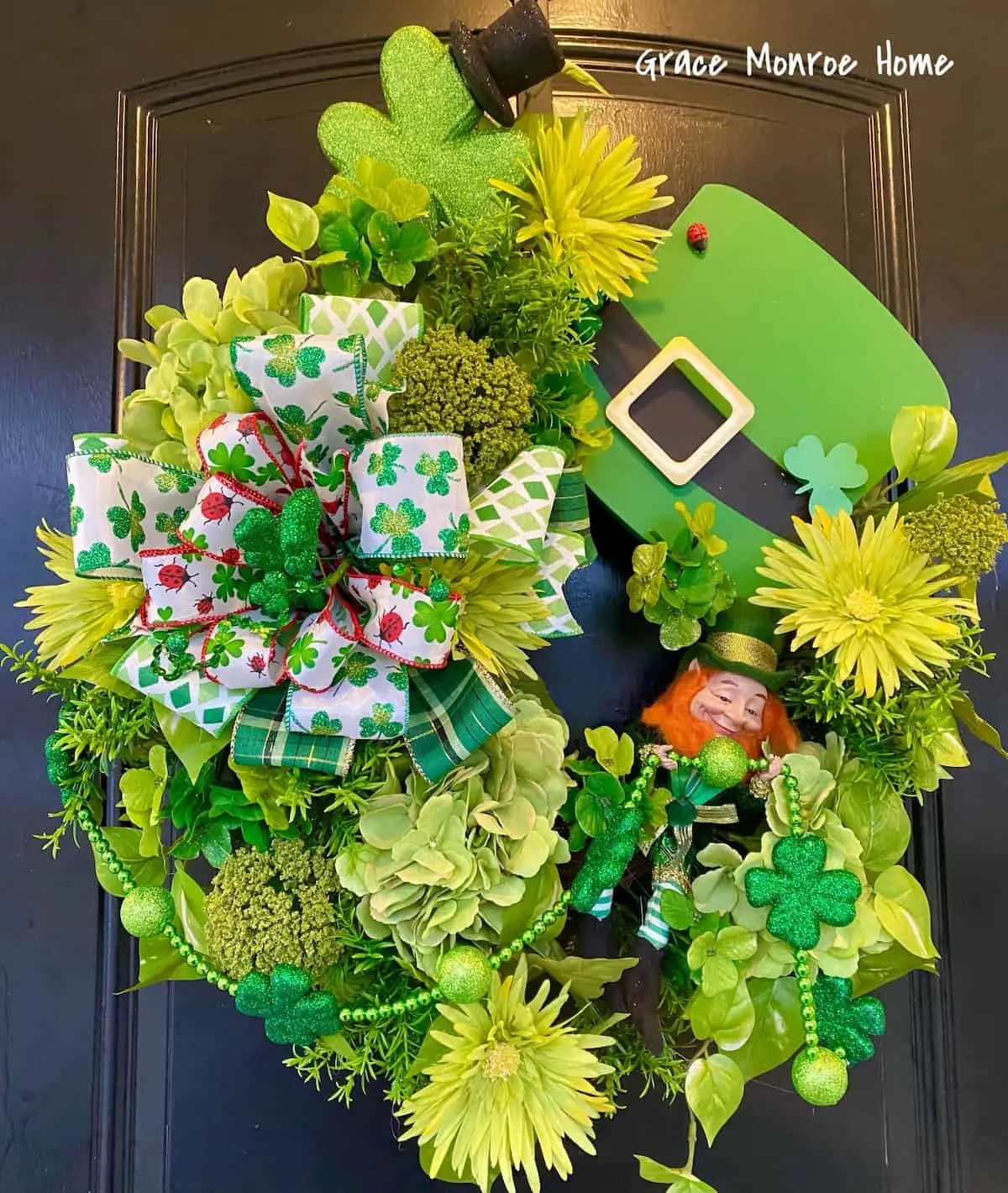 st. Patrick's day wreath diy