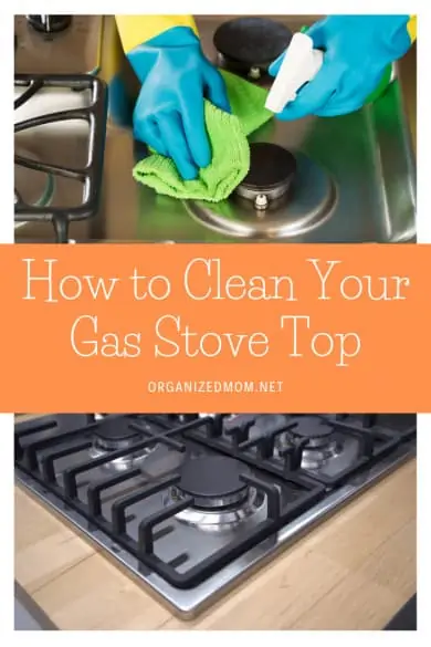 how to clean your gas stove top