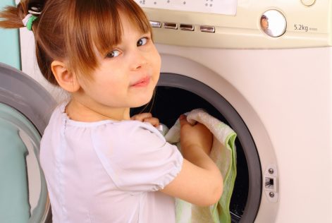 how to get kids to help sort laundry