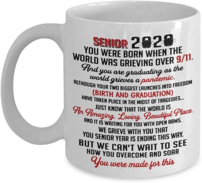 senior 2020 graduation mug