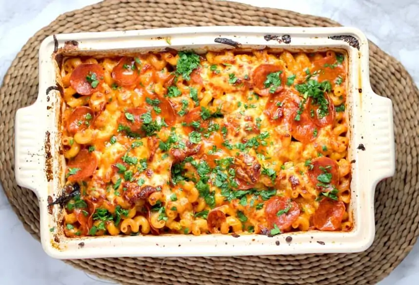 freezable meals pizza casserole