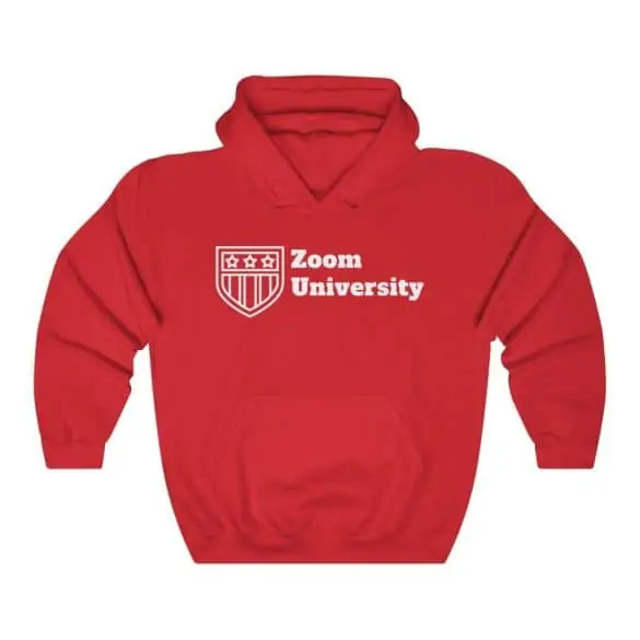 Zoom university hoodie