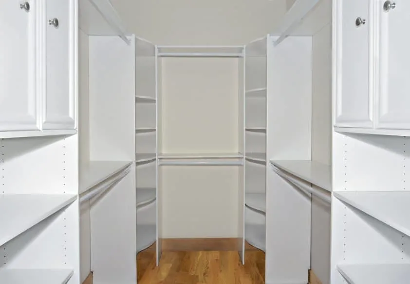 empty closet Organizing Takeaways