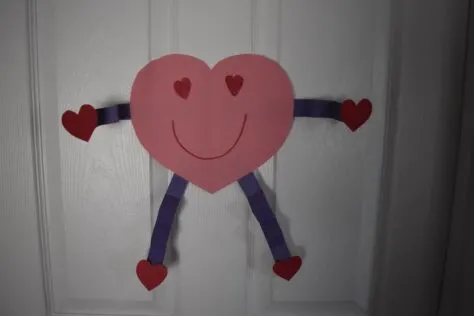 easy valentine's day craft for the door