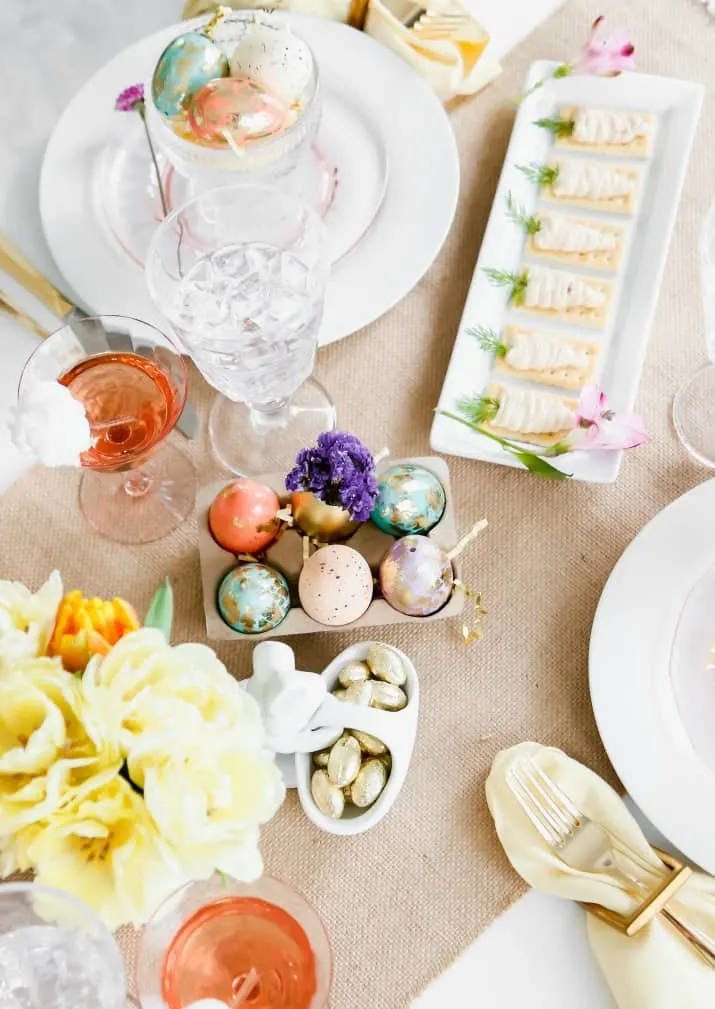 diy easter table setting