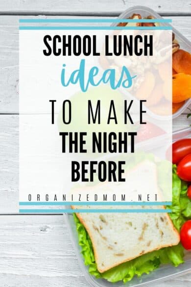 Make Ahead Lunch Box Ideas: Pack on Sunday, No morning prep! — Bless this  Mess