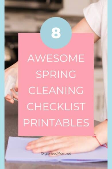 spring cleaning checklist printable