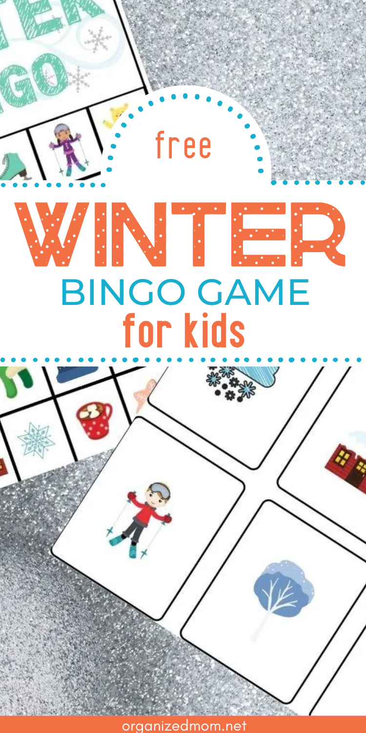 Free Printable Winter Bingo Game for Kids – The Organized Mom
