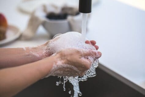 wash-hands-soap how to get paint off hands