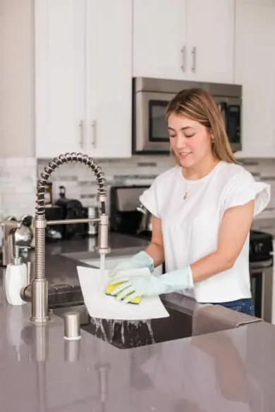 washing dishes chores to do before bed