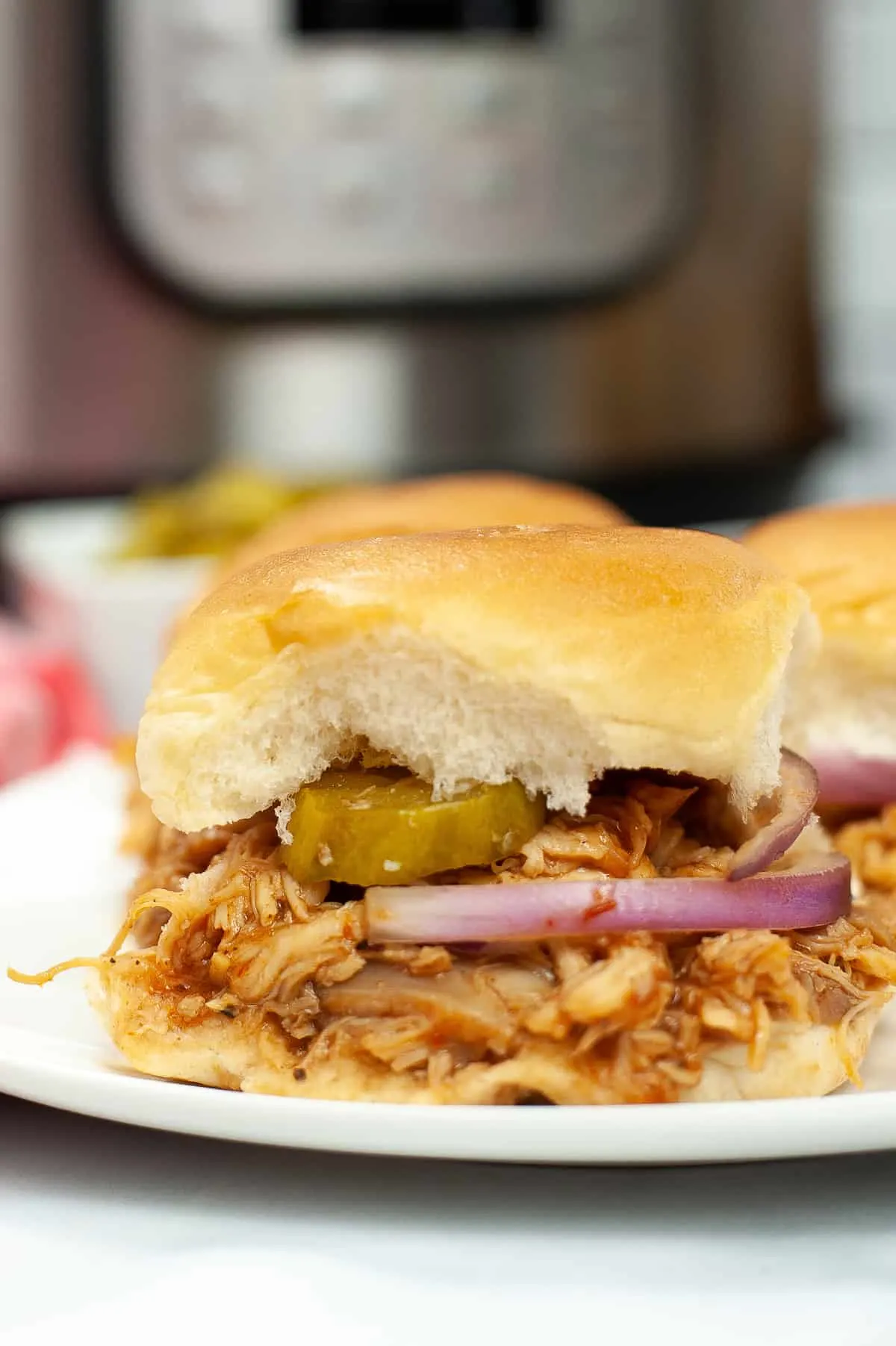 bbq chicken sliders