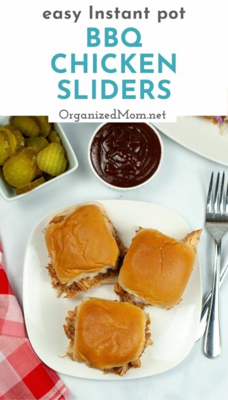 bbq chicken sliders with pickles