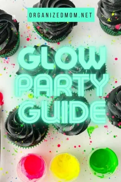 glow party ideas guide cupcakes