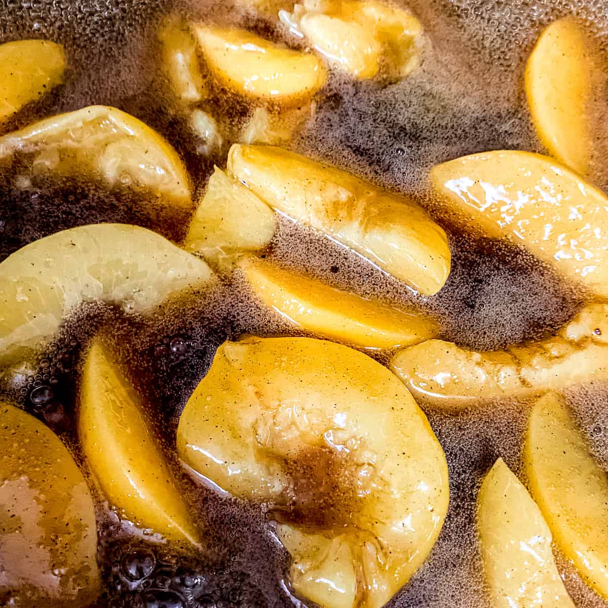 fried peach cobbler