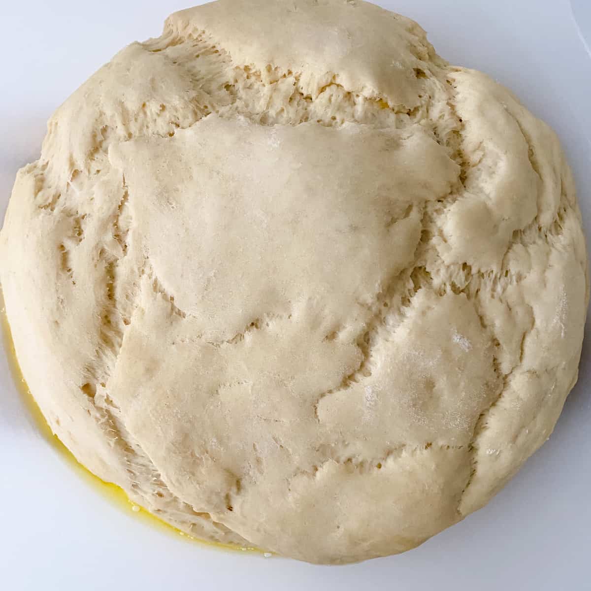 making pizza dough for a pizza party