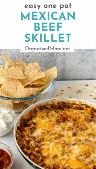 Mexican rice skillet