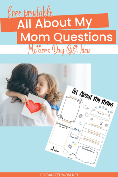 13 Free All About My Mom Printables