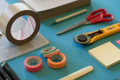 masking-tape organize your garage