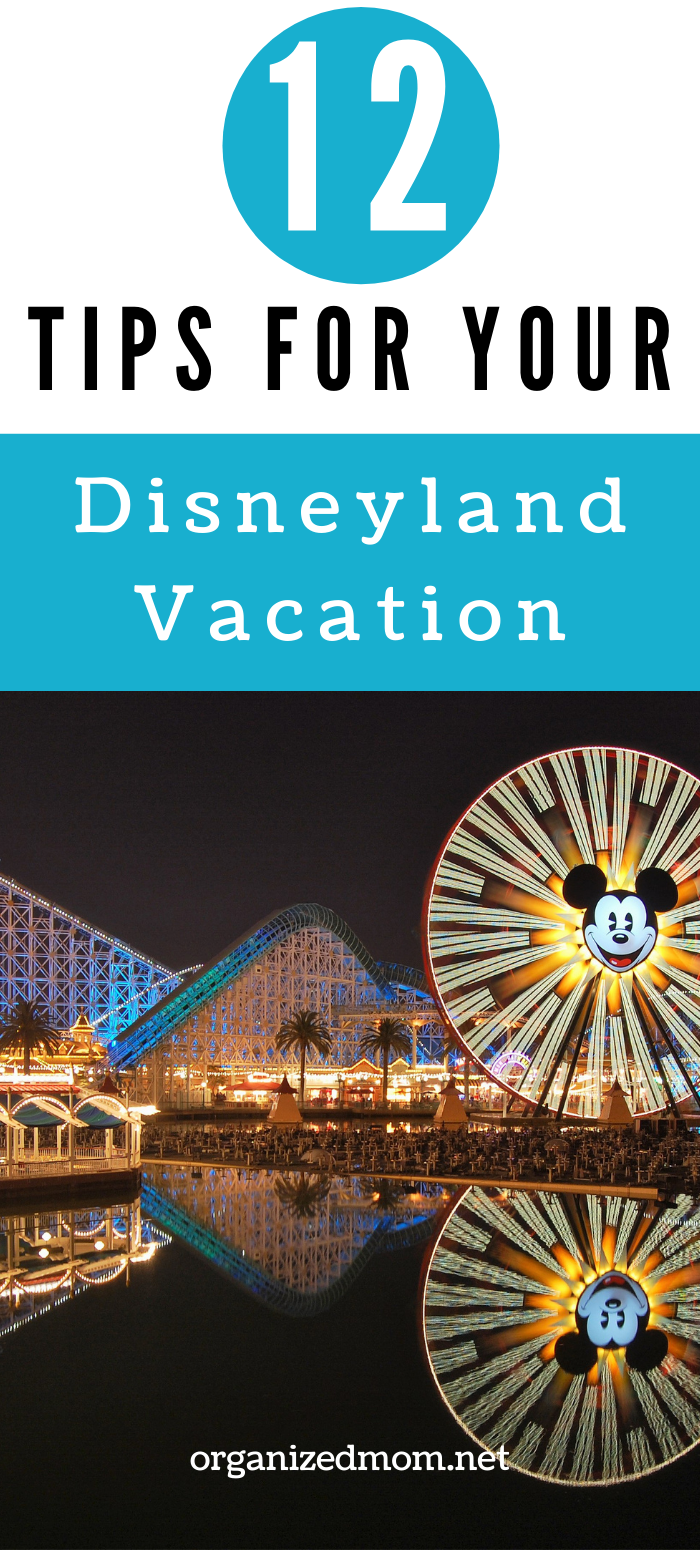 12 Tips For Your Disneyland Vacation The Organized Mom