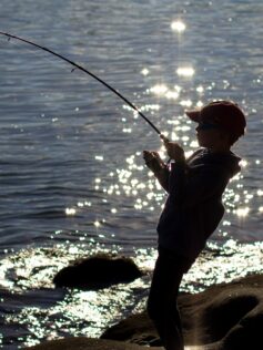 Kid fishing staycation activity ideas