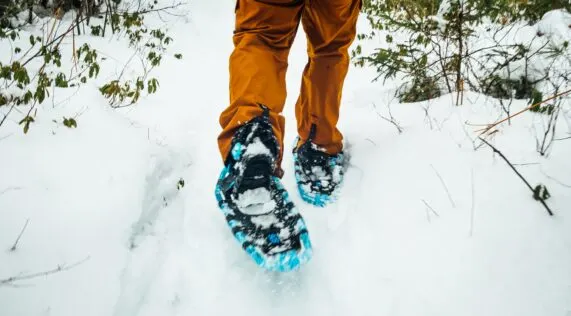 snow shoes enjoy nature with your kids