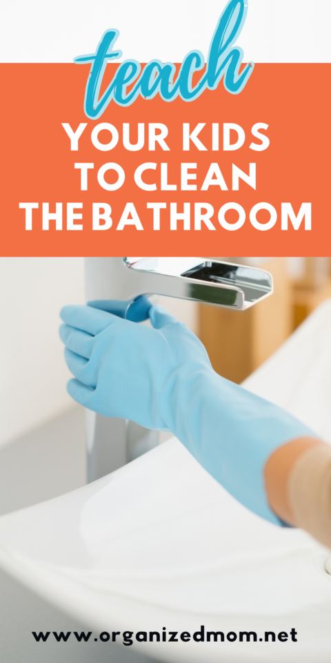 How to Teach Your Kids to Clean the Bathroom ??? The Organized Mom