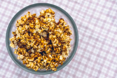 caramel popcorn game day recipes